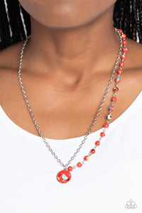 Local Legend - Red Necklace - Paparazzi Accessories