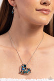 Romantic Recognition - Blue Necklace - Paparazzi Accessories