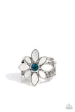 petal-to-the-meadow-blue-ring-paparazzi-accessories
