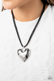Confident Courtship - Black Necklace - Paparazzi Accessories