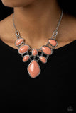 Dreamily Decked Out - Orange Necklace - Paparazzi Accessories