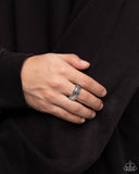 Hammered Houdini - Silver Ring - Paparazzi Accessories