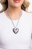 Confident Courtship - Silver Necklace - Paparazzi Accessories
