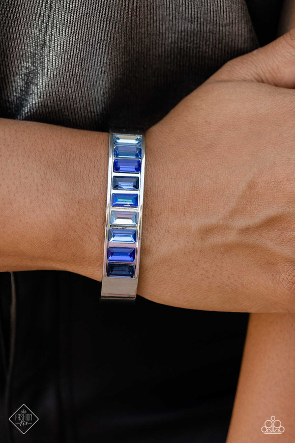 Practiced Poise - Blue Bracelet - Paparazzi Accessories