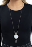 Starlight Starbright - White Lanyard - Paparazzi Accessories