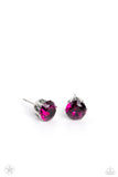 just-in-timeless-pink-post earrings-paparazzi-accessories