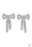 just-bow-with-it-white-post earrings-paparazzi-accessories