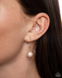 Disco Date - Gold Necklace - Paparazzi Accessories