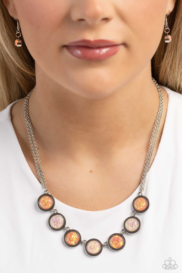 Looking for DOUBLE - Orange Necklace - Paparazzi Accessories