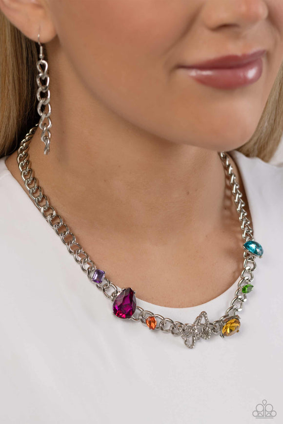 Storybook Succession - Multi Necklace - Paparazzi Accessories