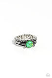sinuous-spotlight-green-ring-paparazzi-accessories