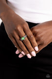 Sinuous Spotlight - Green Ring - Paparazzi Accessories