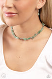 Carved Confidence - Green Necklace - Paparazzi Accessories