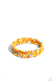 coiled-candy-yellow-bracelet-paparazzi-accessories