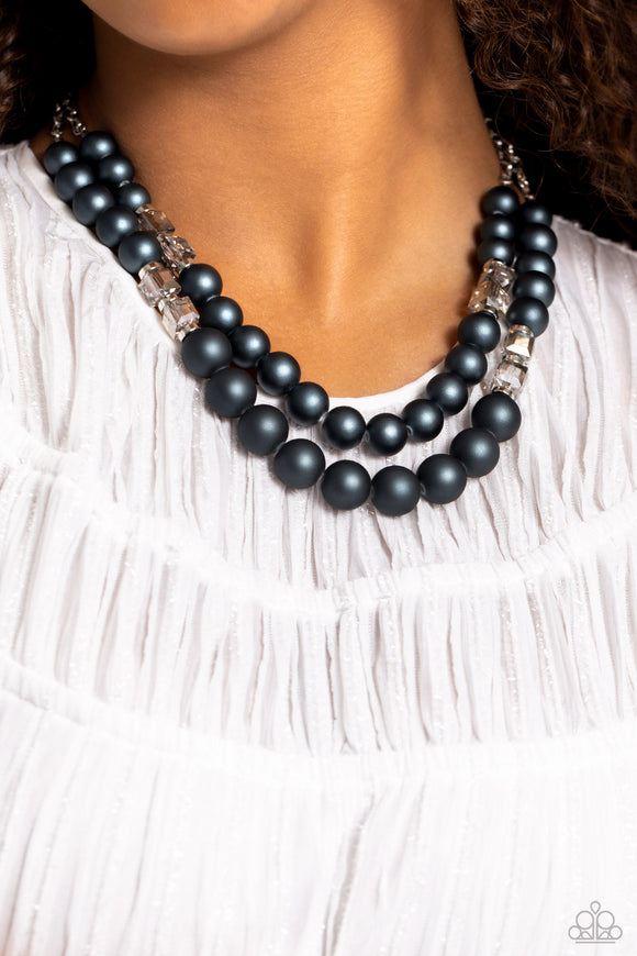 Shopaholic Season - Blue Necklace - Paparazzi Accessories