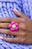 Poppin Paradise - Pink Ring - Paparazzi Accessories