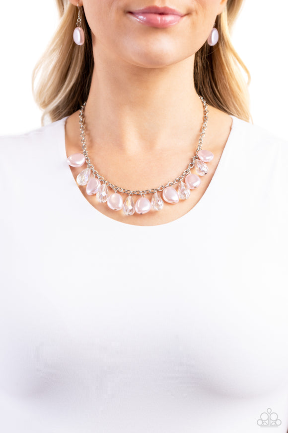 Welcome to BALL Street - Pink Necklace - Paparazzi Accessories