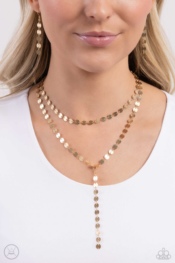 Reeling in Radiance - Gold Necklace - Paparazzi Accessories