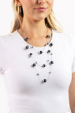 Glistening Gamut - Blue Necklace - Paparazzi Accessories