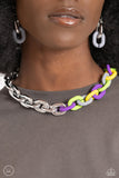 Contrasting Couture - Silver Necklace - Paparazzi Accessories