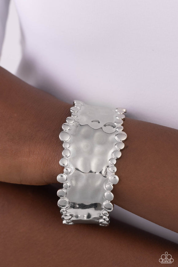 Handcrafted Haute - Silver Bracelet - Paparazzi Accessories