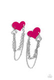 altered-affection-pink-post earrings-paparazzi-accessories