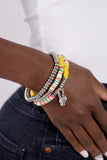 Peaceful Potential - Yellow Bracelet - Paparazzi Accessories