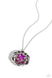 flowering-fantasy-pink-necklace-paparazzi-accessories