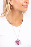 Flowering Fantasy - Pink Necklace - Paparazzi Accessories
