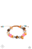 garden-party-pattern-orange-bracelet-paparazzi-accessories