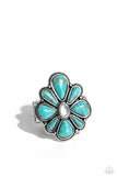 floral-folklore-blue-ring-paparazzi-accessories
