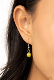 SUN and Fancy Free - Green Necklace - Paparazzi Accessories