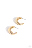 textured-tenure-gold-earrings-paparazzi-accessories