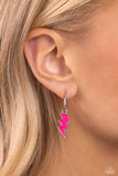 Lightning Limit - Pink Earrings - Paparazzi Accessories