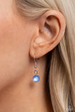 Dewy Disposition - Blue Necklace - Paparazzi Accessories