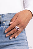 Blinding Behavior - Pink Ring - Paparazzi Accessories