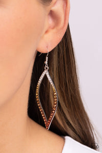 Admirable Asymmetry - Multi Earrings - Paparazzi Accessories