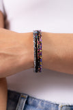 Dainty Dancer - Black Bracelet - Paparazzi Accessories