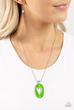 Airy Affection - Green Necklace - Paparazzi Accessories