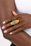 Ethereal Effort - Brown Ring - Paparazzi Accessories