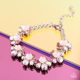Floral Frenzy - Pink Bracelet - Paparazzi Accessories