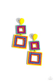 seize-the-squares-multi-post earrings-paparazzi-accessories