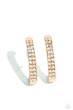 sliding-series-gold-post earrings-paparazzi-accessories