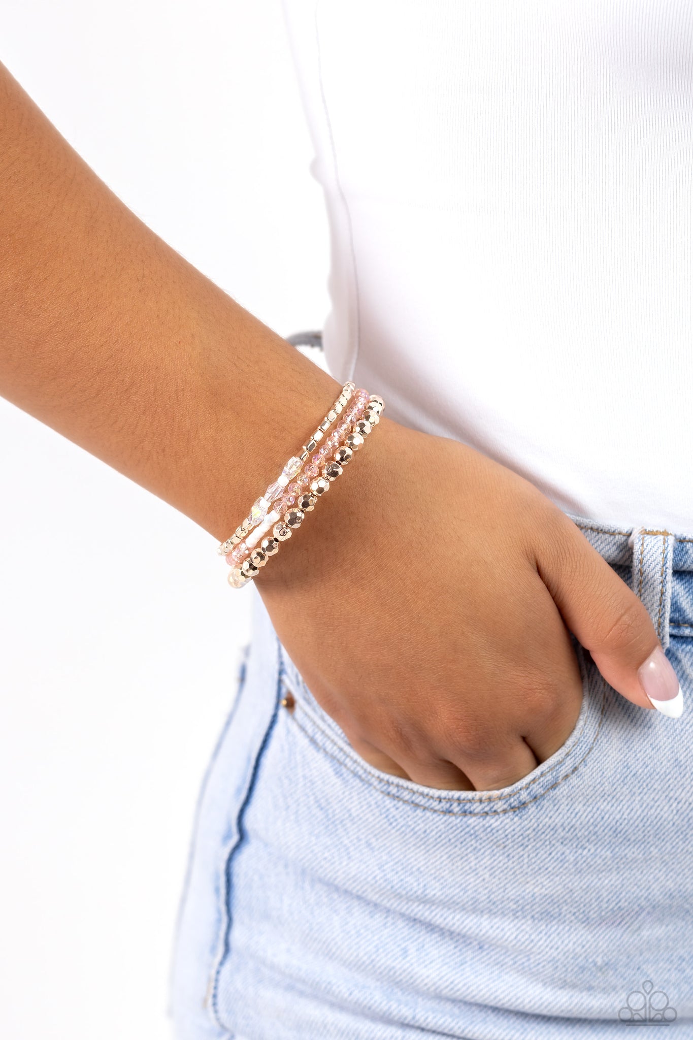 Boundless Behavior Rose Gold Bracelet Paparazzi Accessories