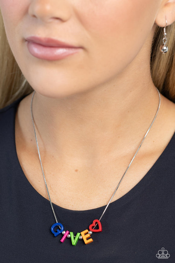 Give Me Some Love - Multi Necklace - Paparazzi Accessories