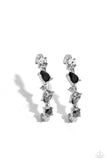 trendy-twists-black-post earrings-paparazzi-accessories