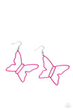 soaring-silhouettes-pink-earrings-paparazzi-accessories