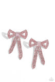 just-bow-with-it-pink-post earrings-paparazzi-accessories