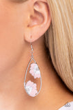 Airily Abloom - Pink Earrings - Paparazzi Accessories