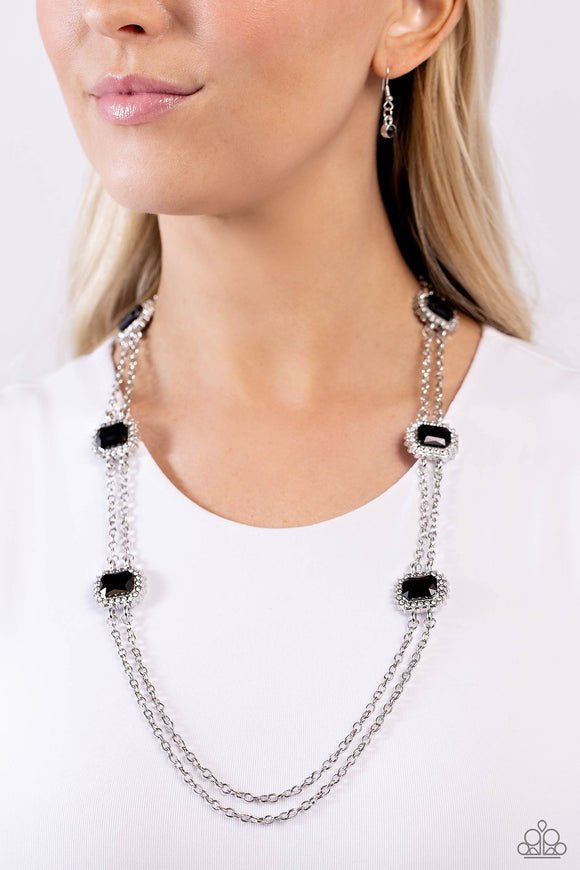 Pocketful of Sunshine - Black Necklace - Paparazzi Accessories